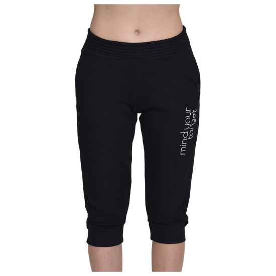 Target Γυναικείο παντελόνι φόρμας Capri Cuffed Pants French Terry "Mind"